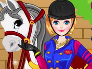 Girl And Horse Dressup