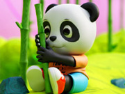 Coloring Book: Two Pandas